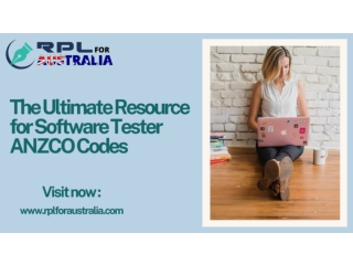 The Ultimate Resource for Software Tester ANZCO Codes