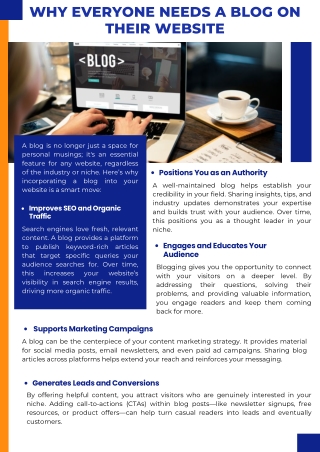 why everyone needs a blog on their website