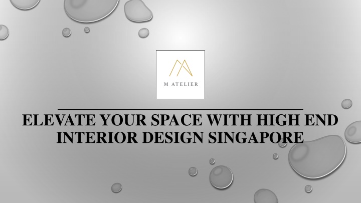 elevate your space with high end interior design singapore