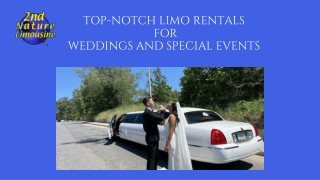 Top-Notch Limo Rentals  for Weddings and Special Events