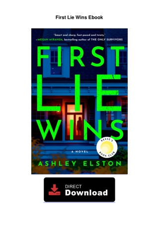 First-Lie-WinsFirst Lie Wins FUll