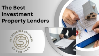the best investment property lenders