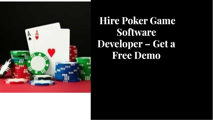 hlre poker game software developer get a free