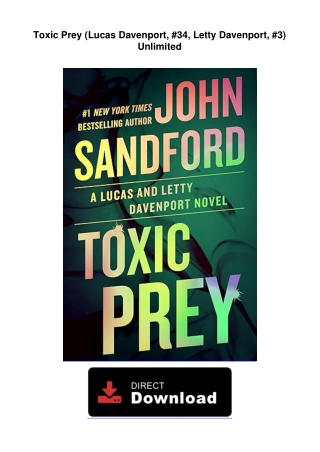 Toxic-Prey-Lucas-Davenport-34-Letty-Davenport-3Toxic Prey (Lucas Davenport, #34,