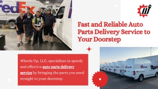 Fast and Reliable Auto Parts Delivery Service to Your Doorstep