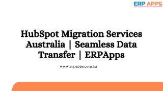 hubspot migration services australia seamless