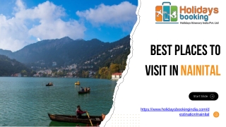 Best Places to Visit in Nainital