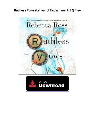 Ruthless-Vows-Letters-of-Enchantment-2Ruthless Vows (Letters of Enchantment, #2)