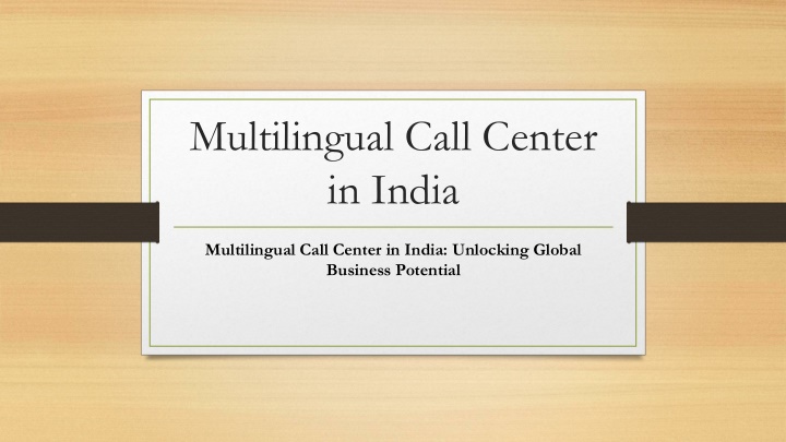 multilingual call center in india