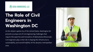 The Role of Civil Engineers in Washington DC