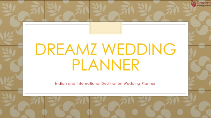 dreamz wedding planner