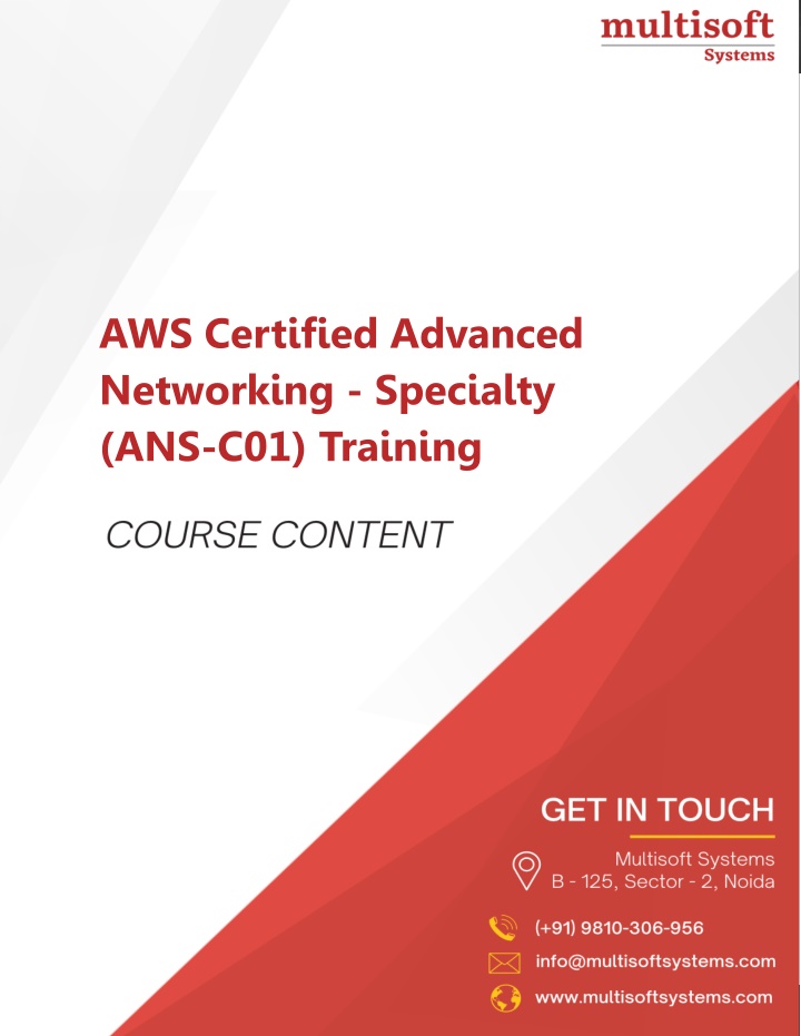 aws certified advanced networking specialty