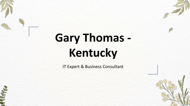 gary thomas kentucky