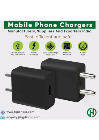 Mobile Phone Chargers Manufacturers, Suppliers and Exporters India