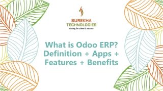 what is odoo erp definition apps features benefits