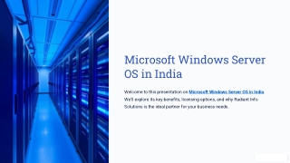 Microsoft Windows Server OS License Provider, Dealer, Distributor, Reseller