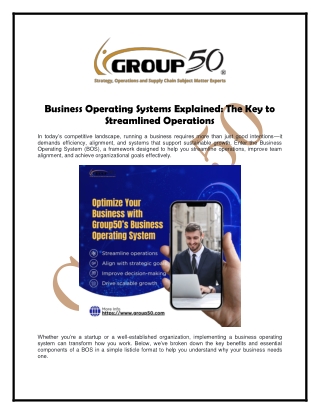 Business Operating Systems