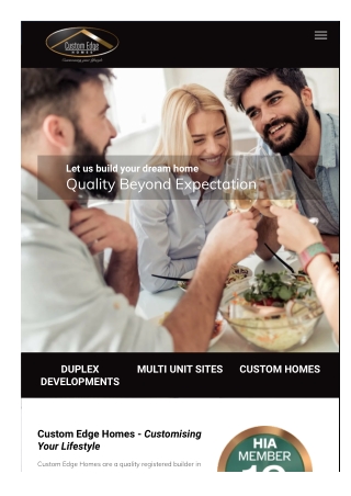 let us build your dream home quality beyond