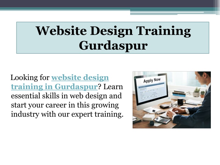 website design training gurdaspur