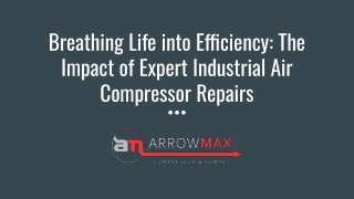 The Impact of Expert Industrial Air Compressor Repairs