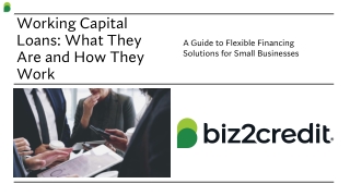Working Capital Loans Flexible Funding for Small Businesses