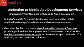 Mobile App Development Company