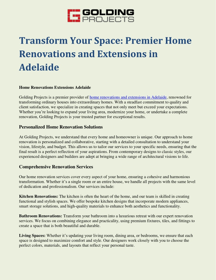 transform your space premier home renovations