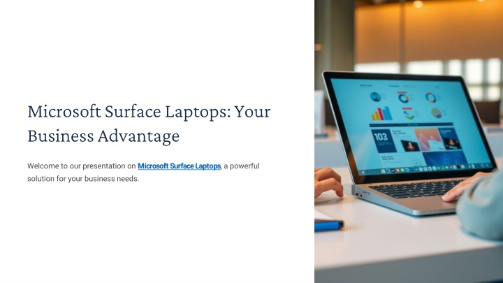 microsoft surface laptops your business advantage