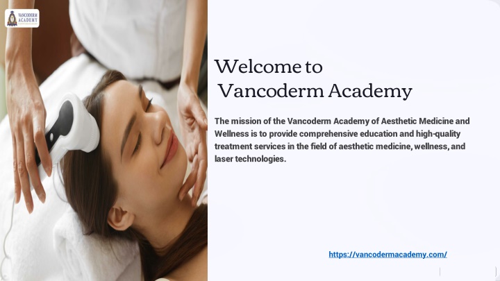 welcome to vancoderm academy