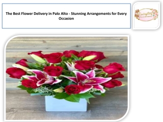 Flower Delivery in Foster City - Fresh Flowers for Every Occasion