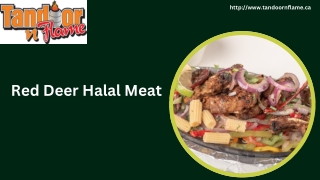 Red Deer Halal Meat