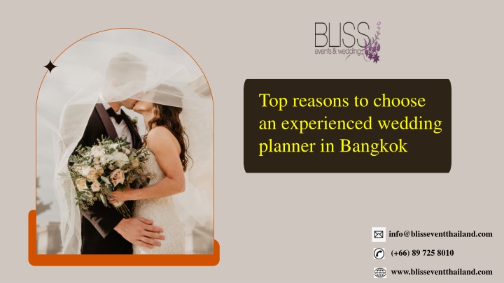 top reasons to choose an experienced wedding