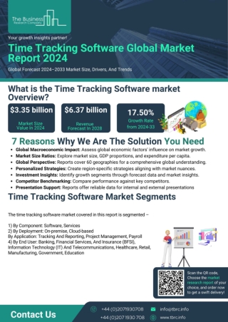 Time Tracking Software Global Market Report 2024