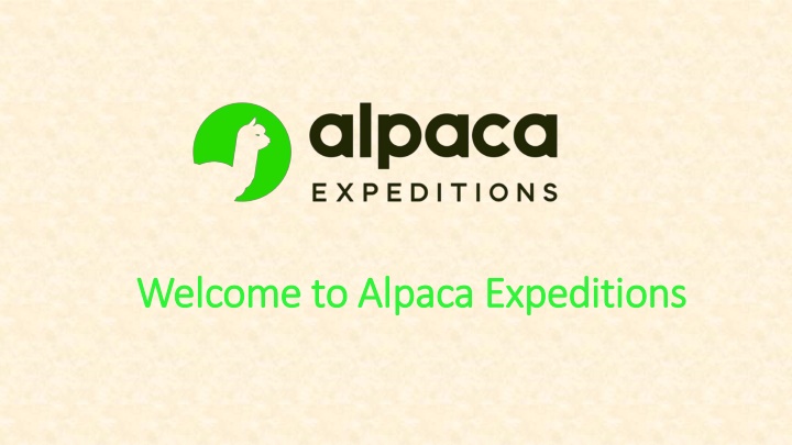 welcome to alpaca expeditions