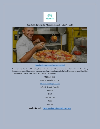 Hostel with Commercial Kitchen in Innisfail | Albert's Hostel