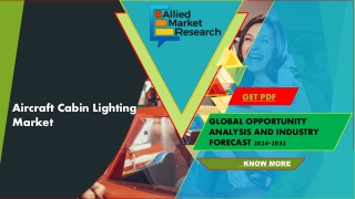 Aircraft Cabin Lighting Market Estimated to Record Highest CAGR by 2033