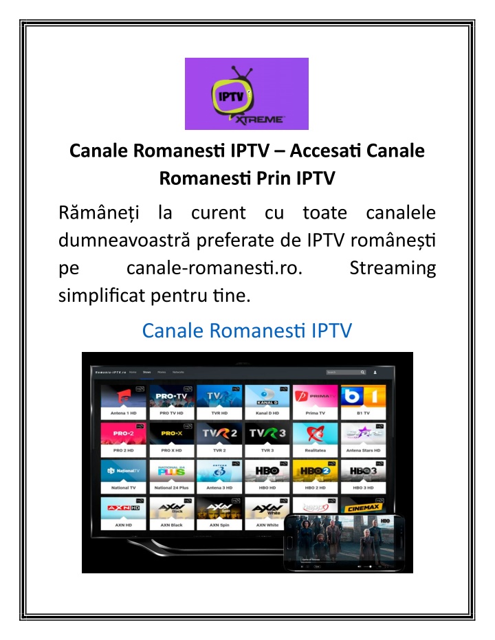 canale romanesti iptv accesati canale romanesti