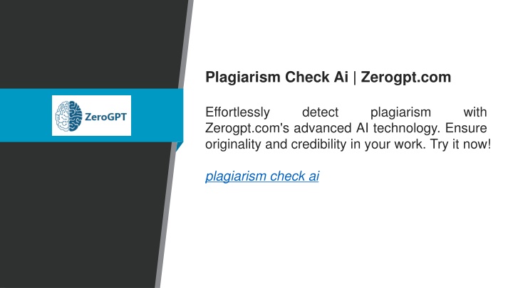 plagiarism check ai zerogpt com effortlessly