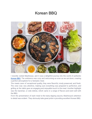 Korean BBQ