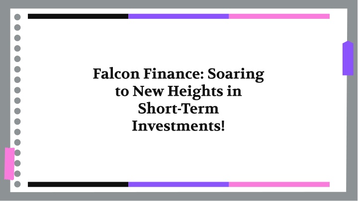 falcon finance soaring to new heights in short