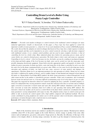 journal i of i science i and i technology i issn