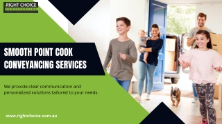 Stress-Free Point Cook Conveyancing with Right Choice Experts