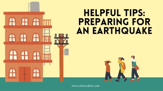 Helpful Tips Preparing for an Earthquake