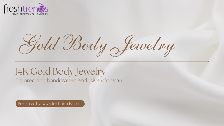 gold body jewelry