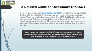 a detailed guide on quickbooks error 3371