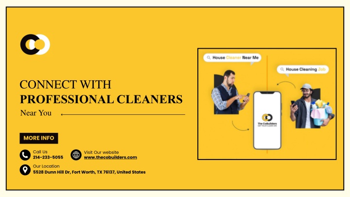 connect with professional cleaners