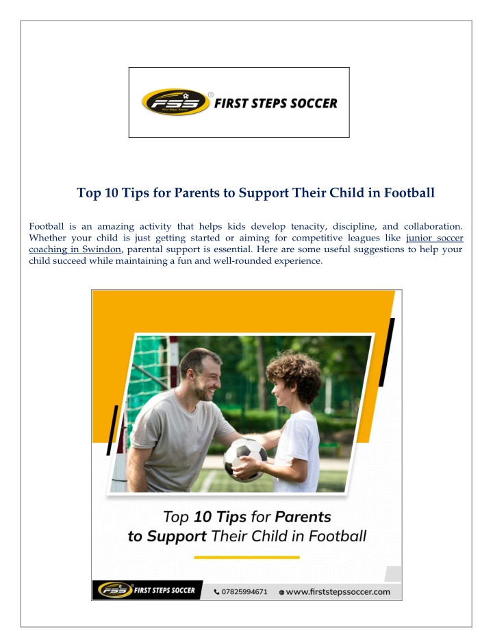 top 10 tips for parents to support their child