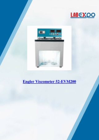 engler viscometer 52 evm200