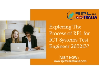 Exploring The Process of RPL for ICT Systems Test Engineer 263213