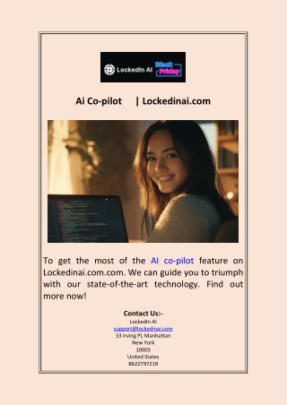 Ai Co-pilot​  Lockedinai.com